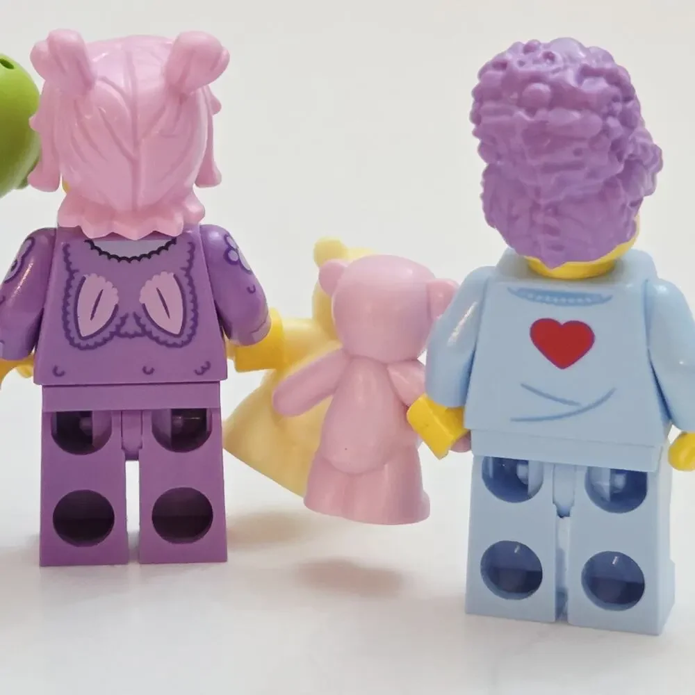 LEGO Pajama Party Girls Night Slumber Party Stuffed Animal Minifigure MOC Lot